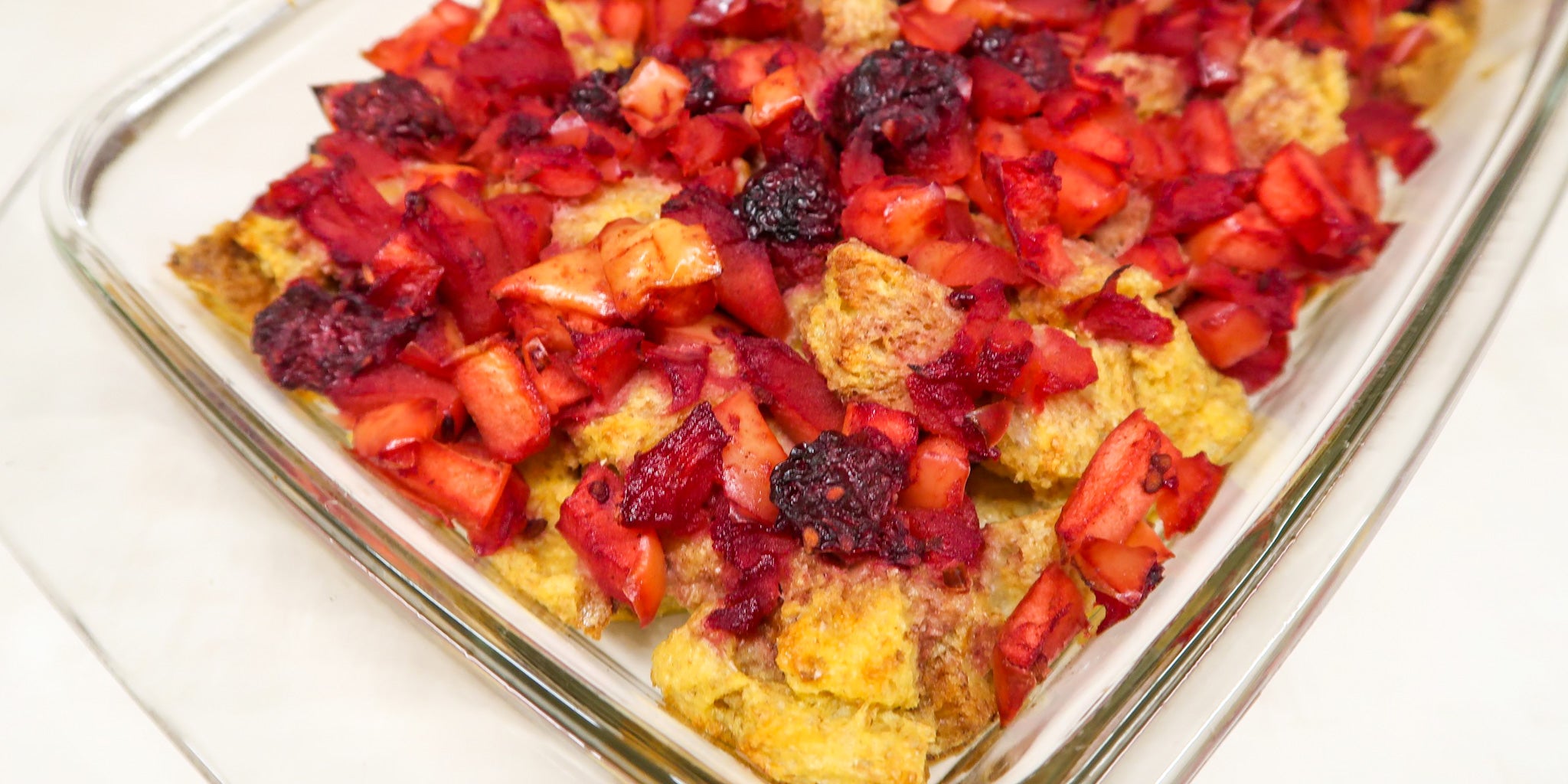 Gesunder French Toast Auflauf