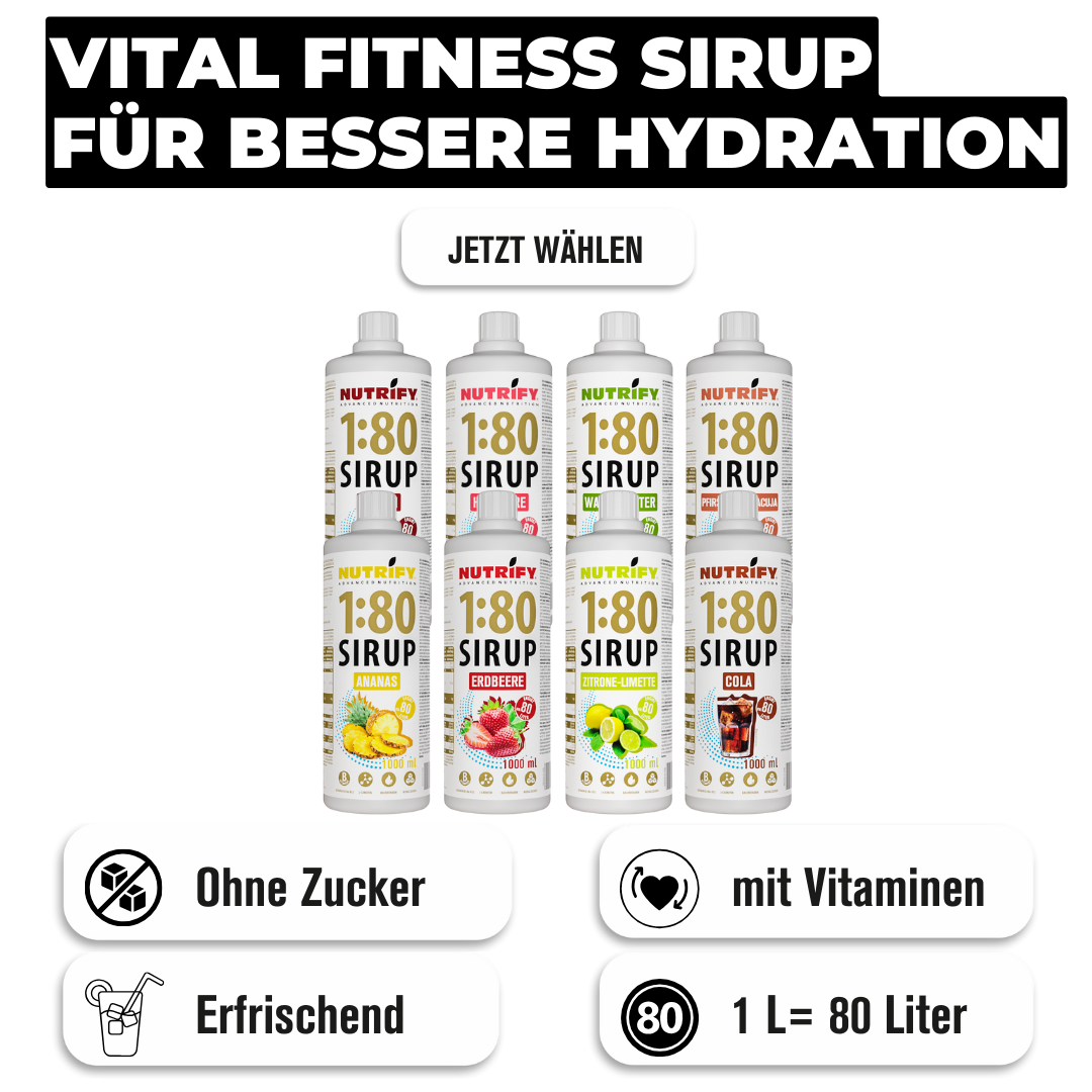 Abnehm Set NUTRIFY Sirup Flavor Powder Erythrit