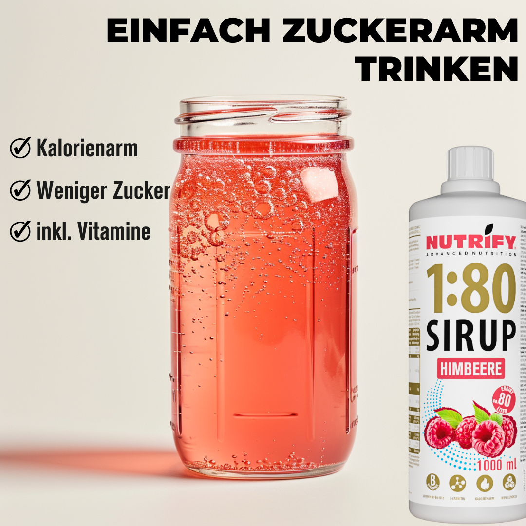 Abnehm Set NUTRIFY Sirup Flavor Powder Erythrit