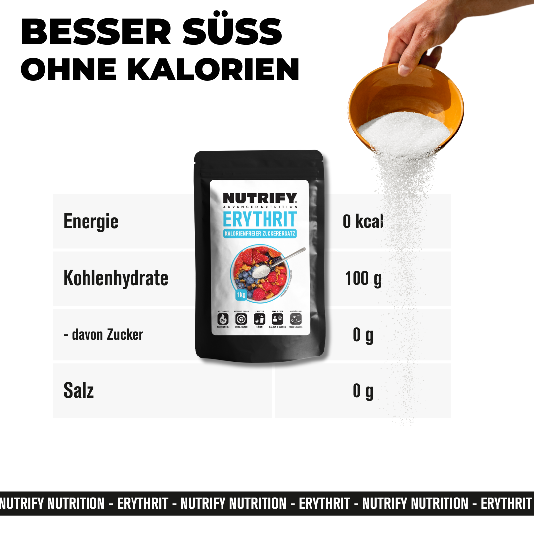 Abnehm Set NUTRIFY Sirup Flavor Powder Erythrit