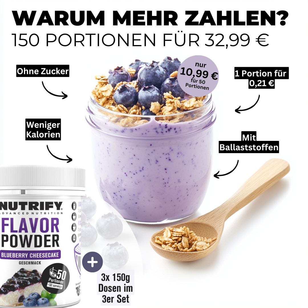 NUTRIFY Flavor Powder Blueberry Cheesecake