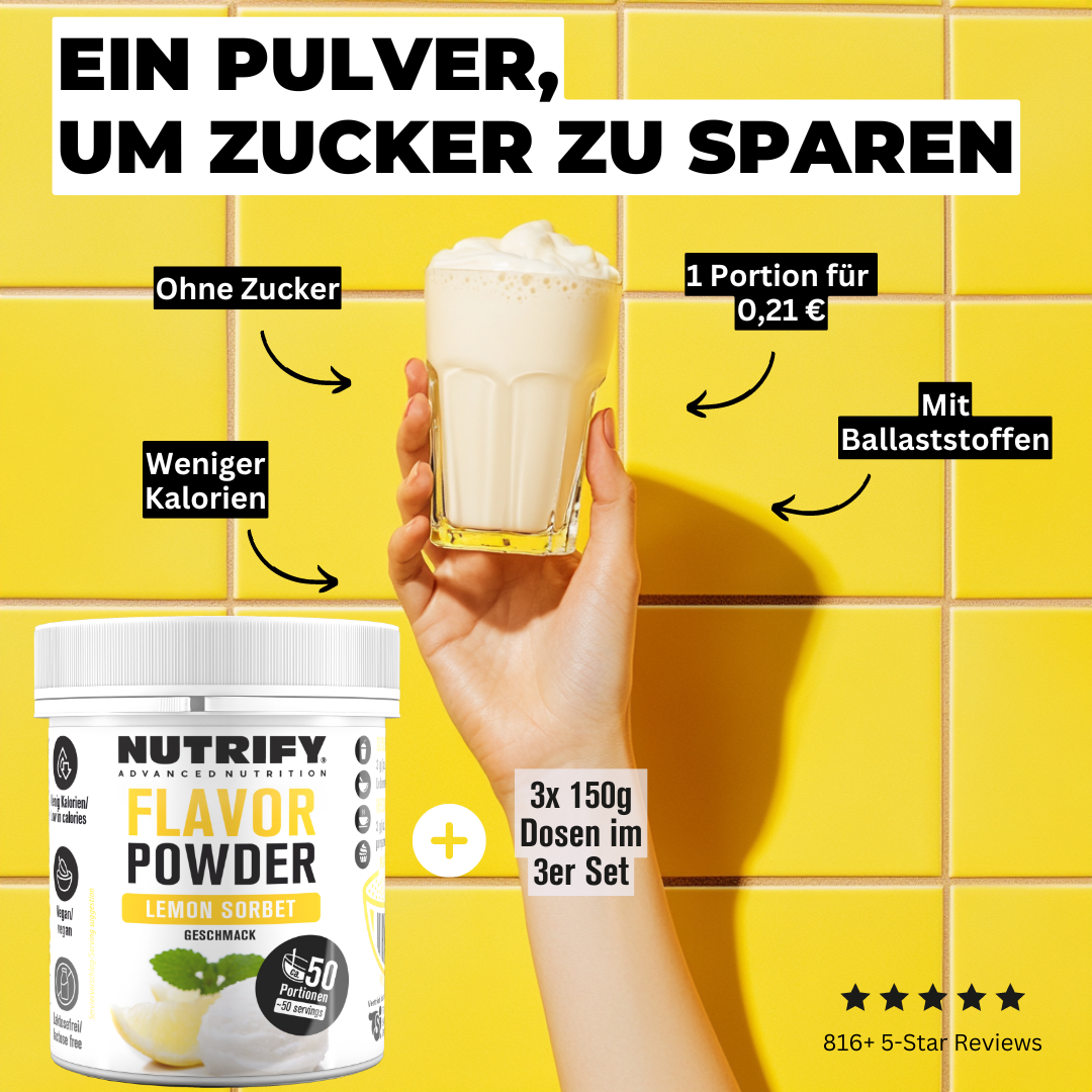 NUTRIFY Flavor Powder Lemon Sorbet