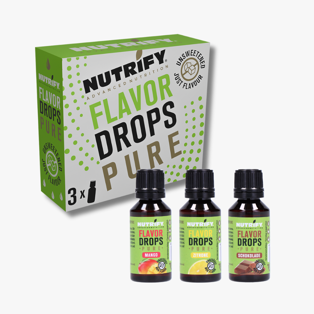 Flavor Drops Pure 3er Set Bundle Mango Zitrone Schokolade