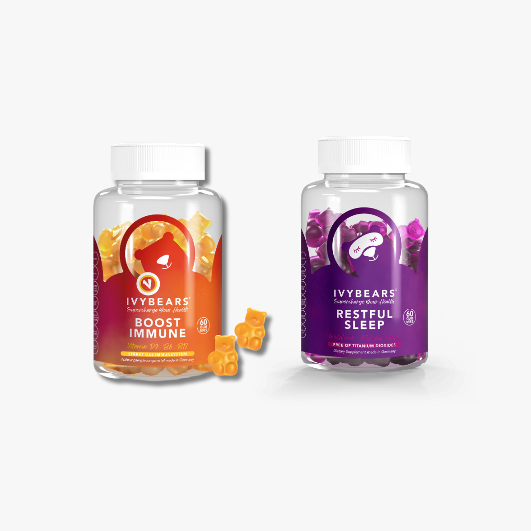 IVYBEARS Boost Immune Restful Sleep Vitaminbären Bundle