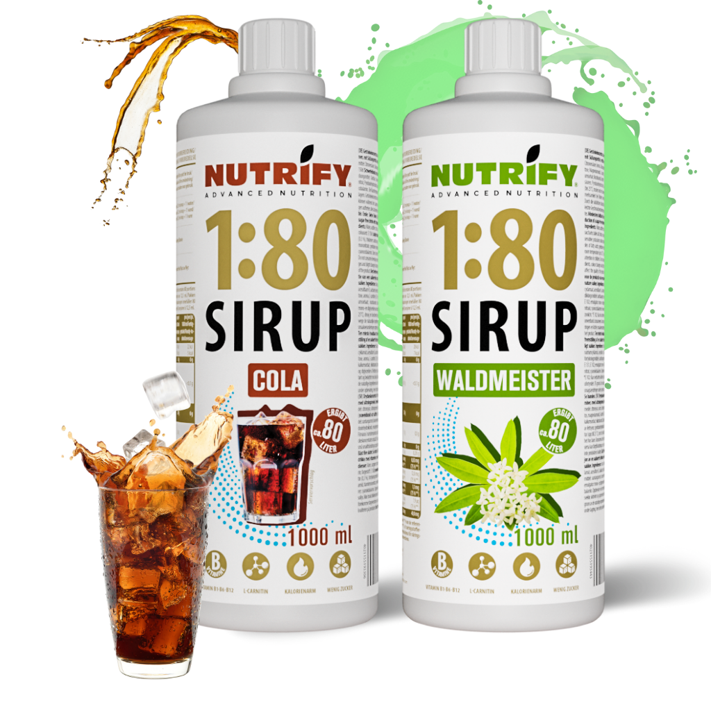 Kalorienfreies Getränkekonzentrat von NUTRIFY für bis zu 160 Liter