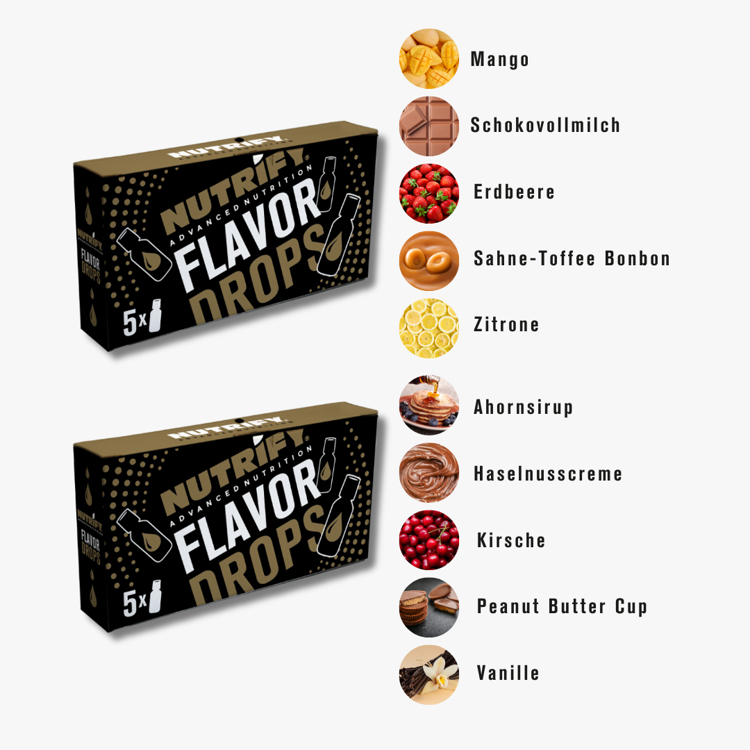 NUTRIFY 10er Flavor Drops Produktbundle Set