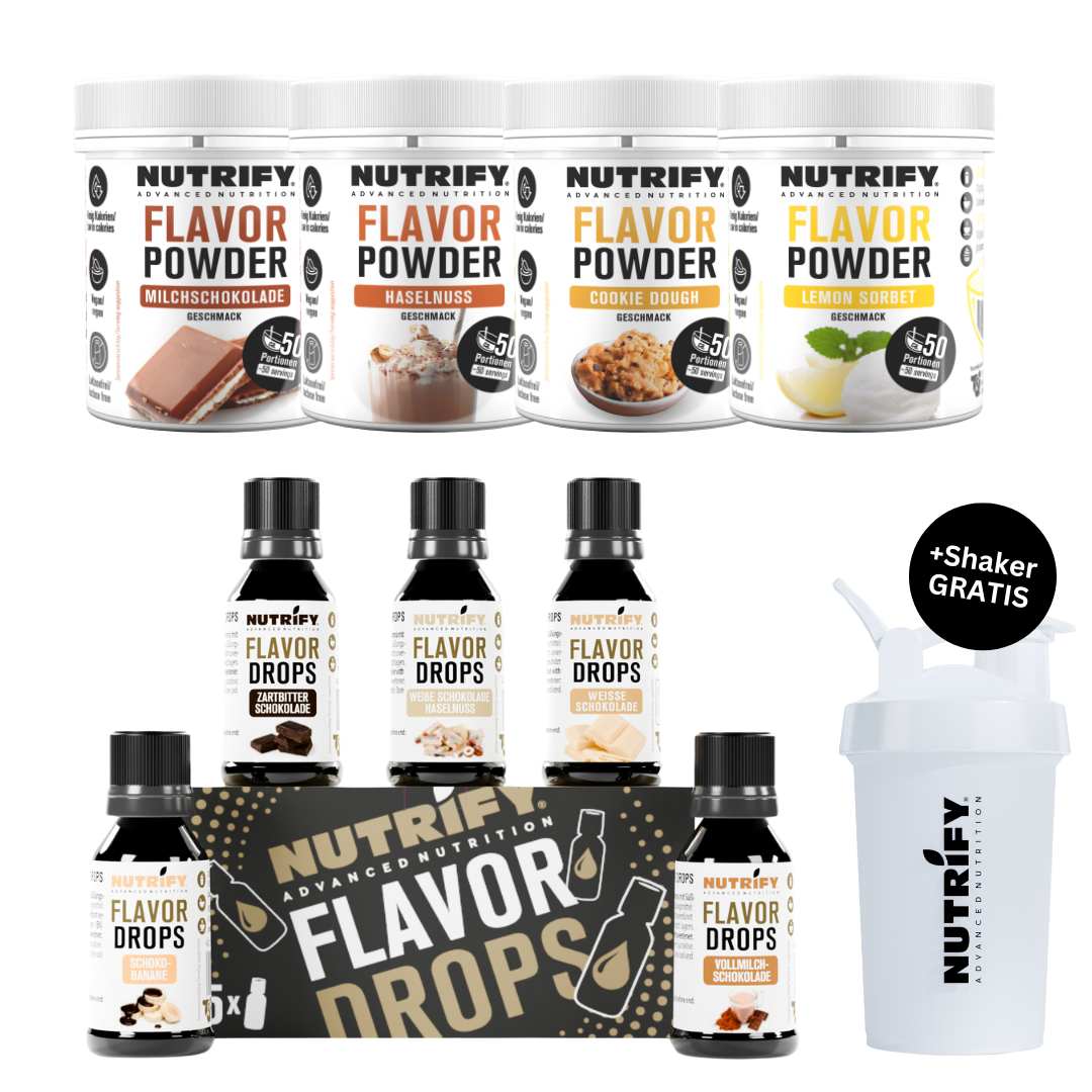 NUTRIFY Flavor Drops Powder Zuckerspar Abnehmen