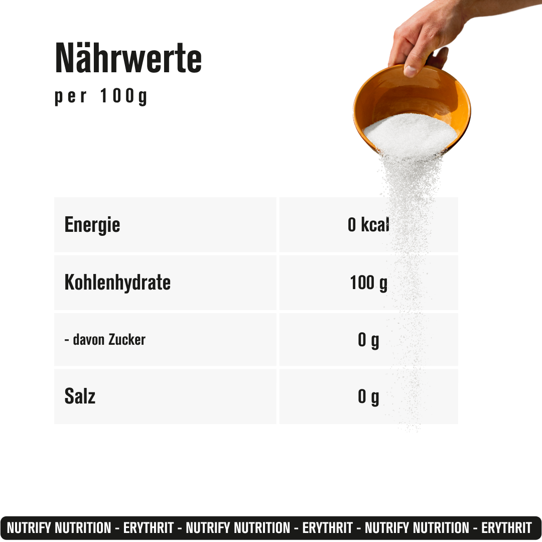 NUTRIFY Erythrit 3x 1kg online kaufen Zuckerersatz