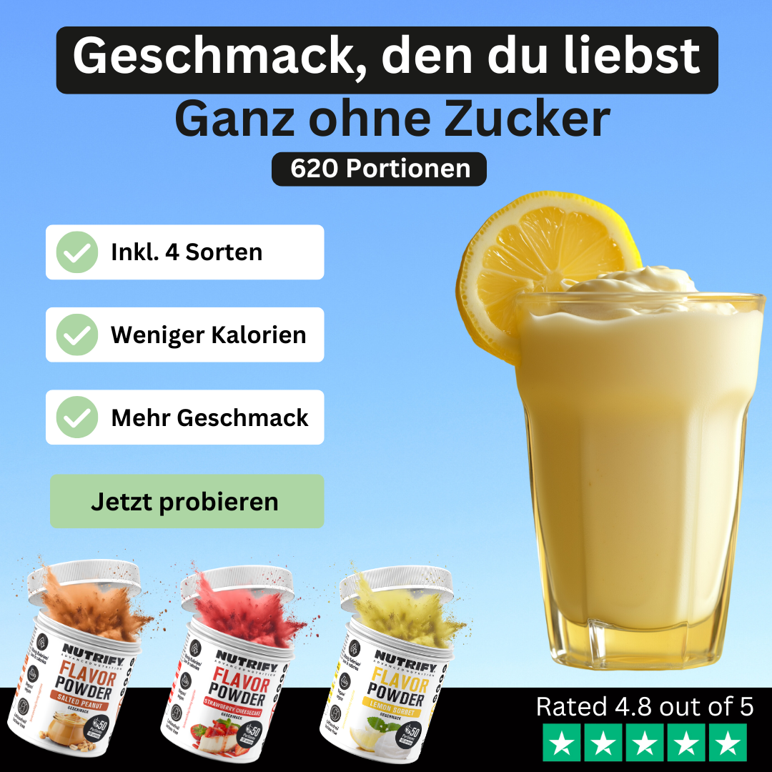 Weniger Kalorien-Set: Flavor Drops & Flavor Powder