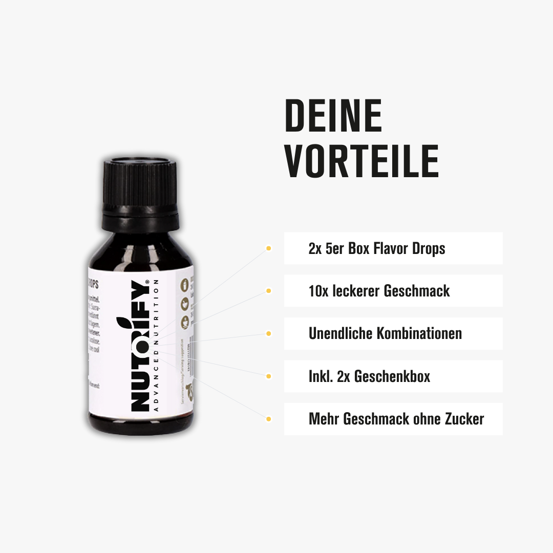 NUTRIFY Flavor Drops Vorteile