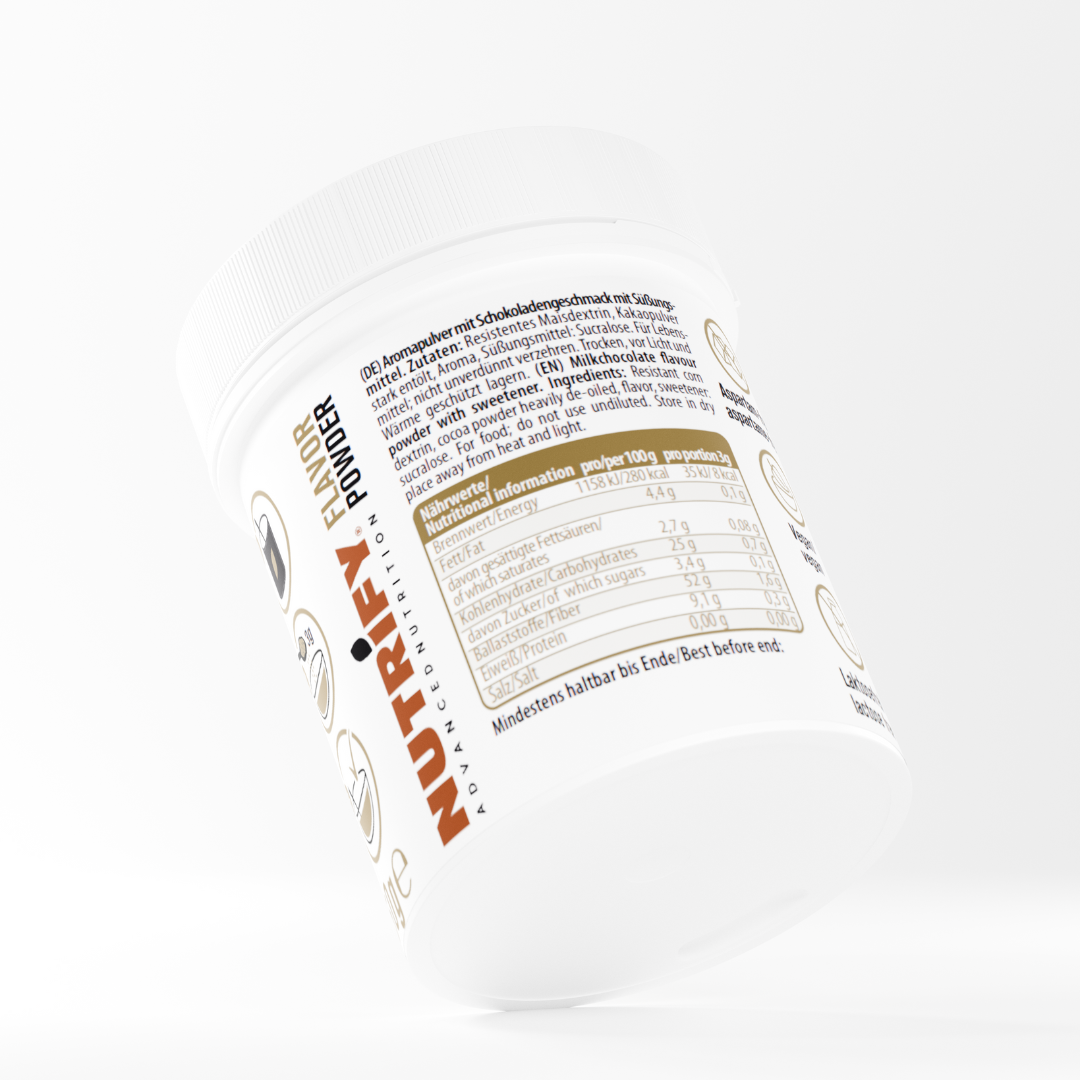 NUTRIFY Flavor Powder Milchschokolade