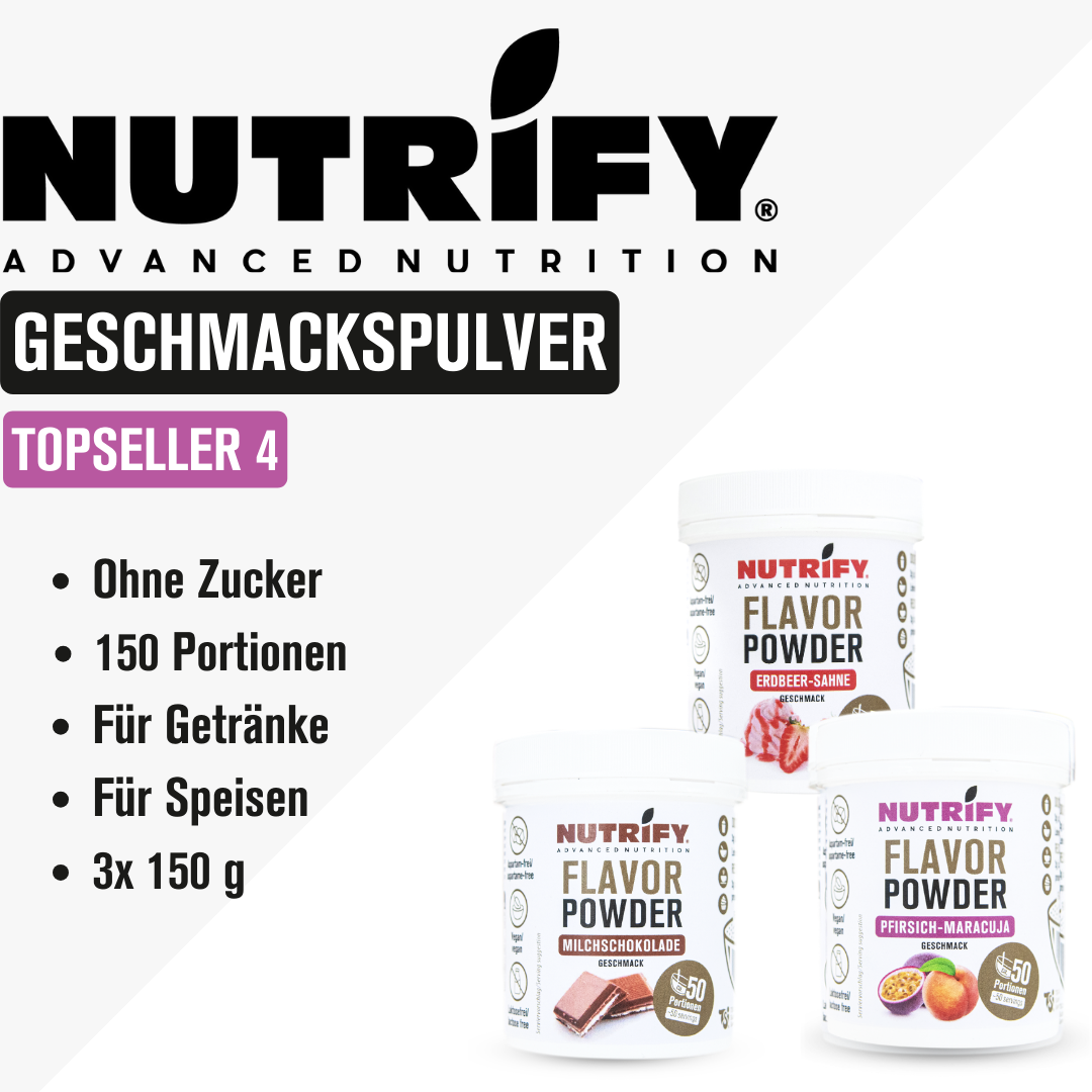 NUTRIFY Flavor Powder Set Topseller 4 Geschmackspulver