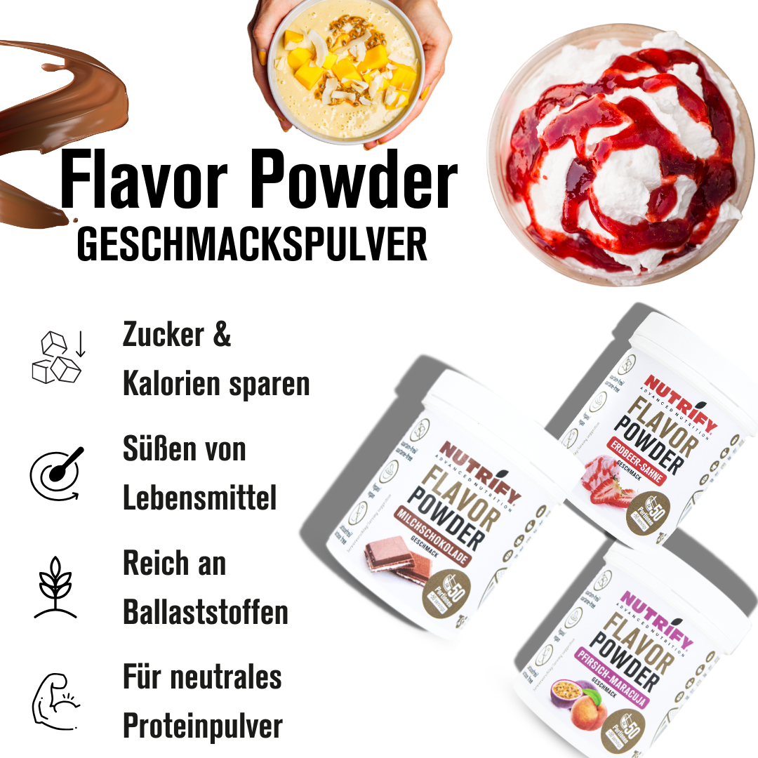 NUTRIFY Flavor Powder Set Topseller 4 Geschmackspulver