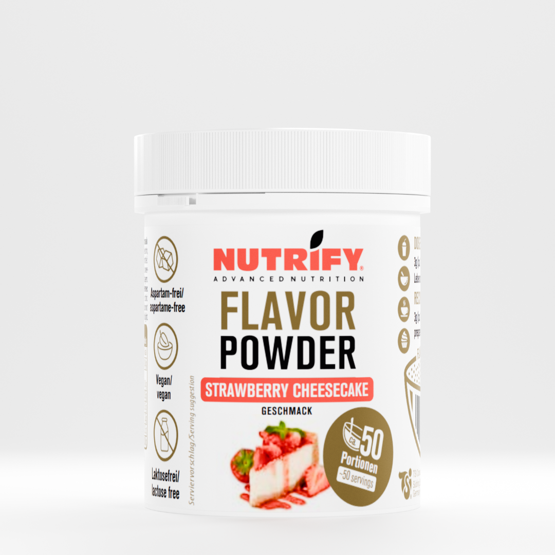NUTRIFY Flavor Powder Strawberry Cheesecake