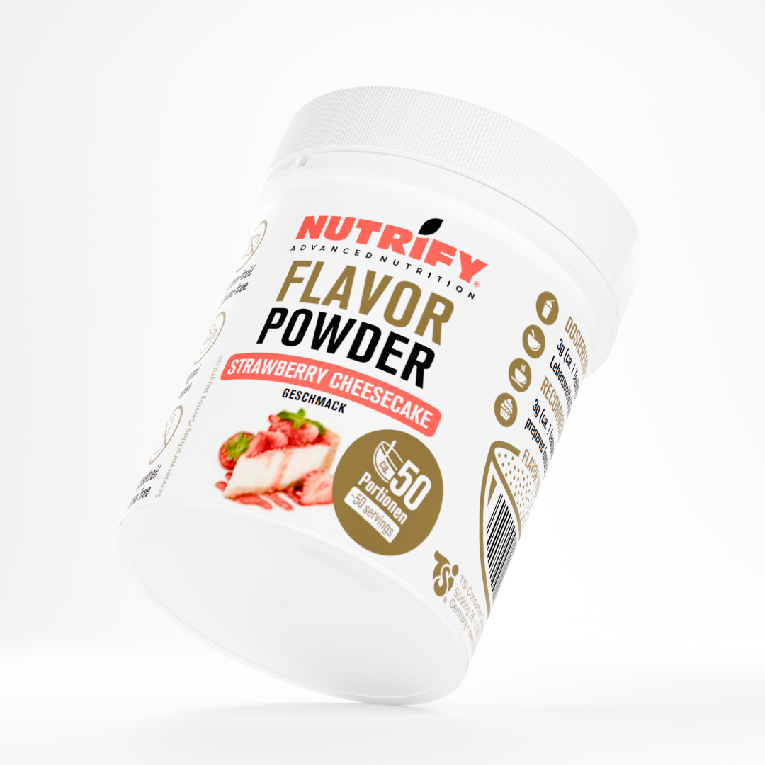 NUTRIFY Flavor Powder Strawberry Cheesecake