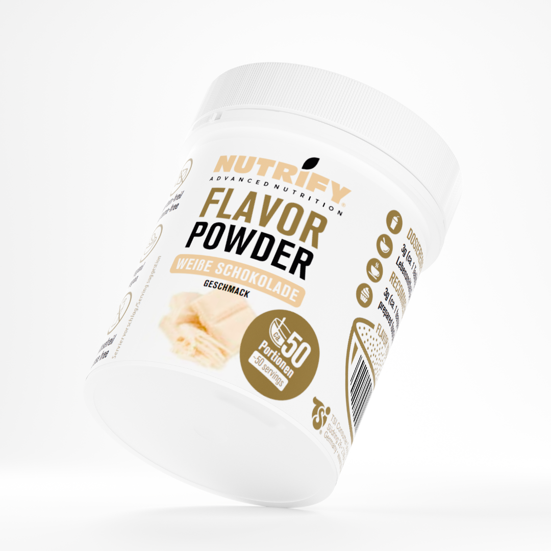 NUTRIFY Flavor Powder weisse Schokolade