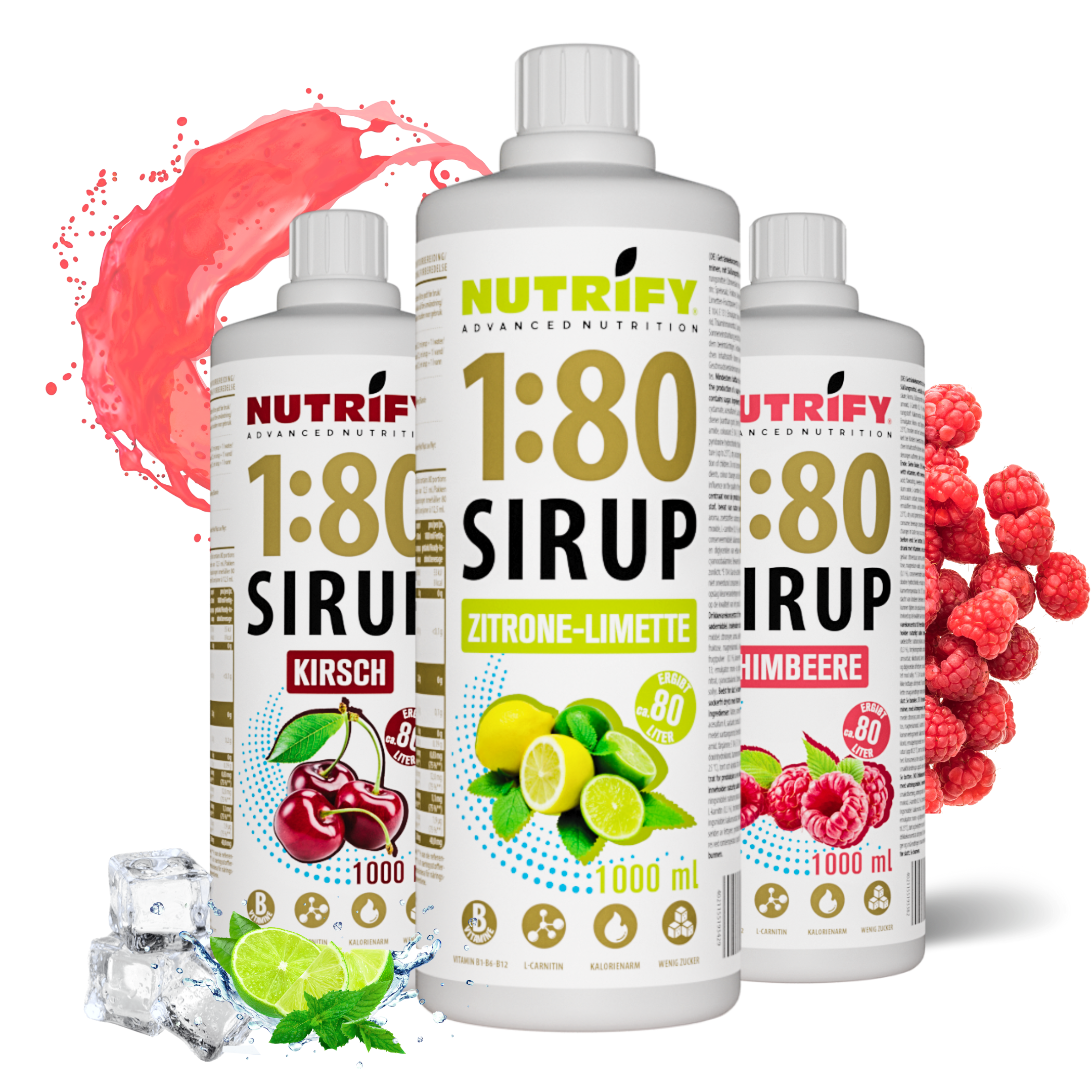 NUTRIFY Vital Drink Bundle 3x 1L für 240 L