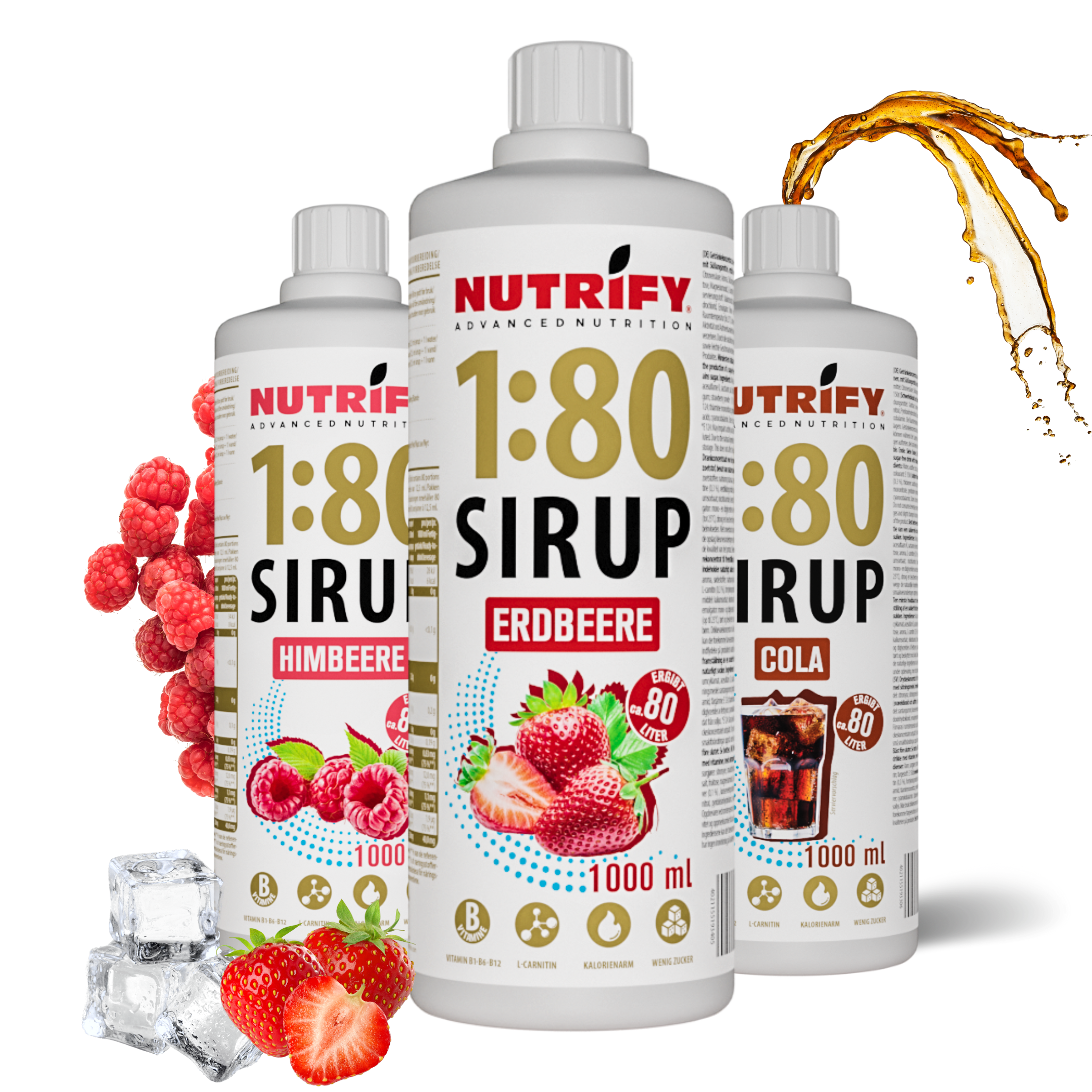 NUTRIFY Vital Drink Bundle 3x 1L für 240 L