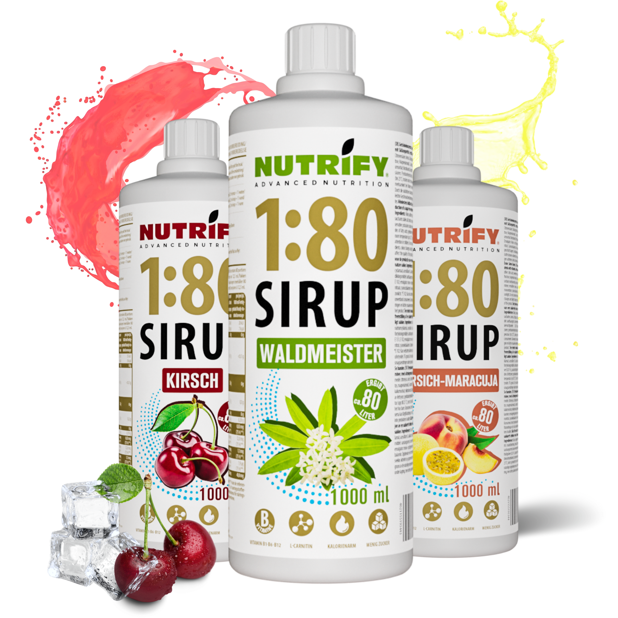 NUTRIFY Vital Drink Bundle 3x 1L für 240 L