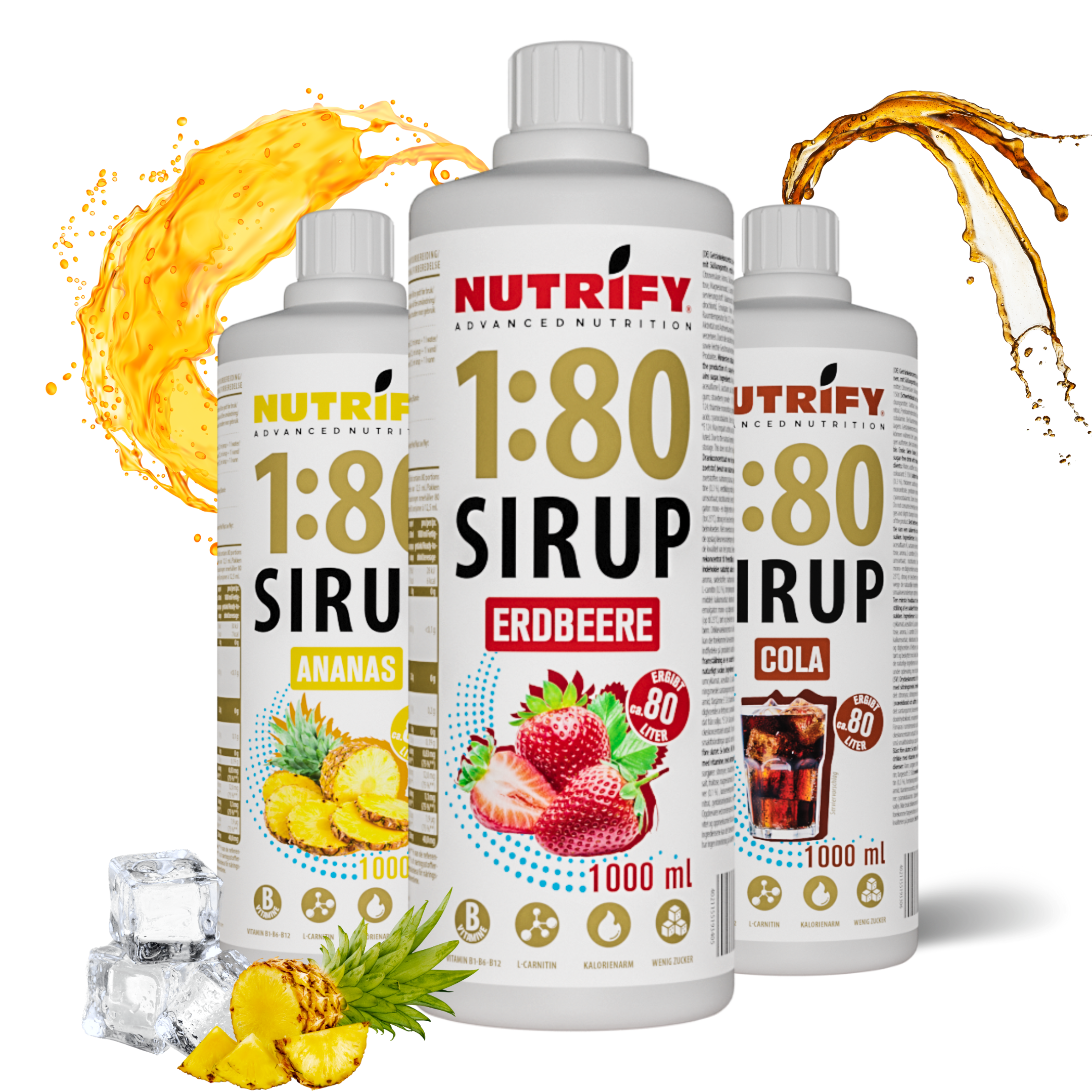 NUTRIFY Vital Drink Bundle 3x 1L für 240 L