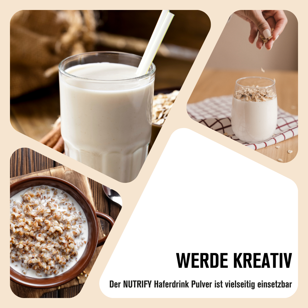 NUTRIFY Haferdrink Pulver 1kg für 8 Liter