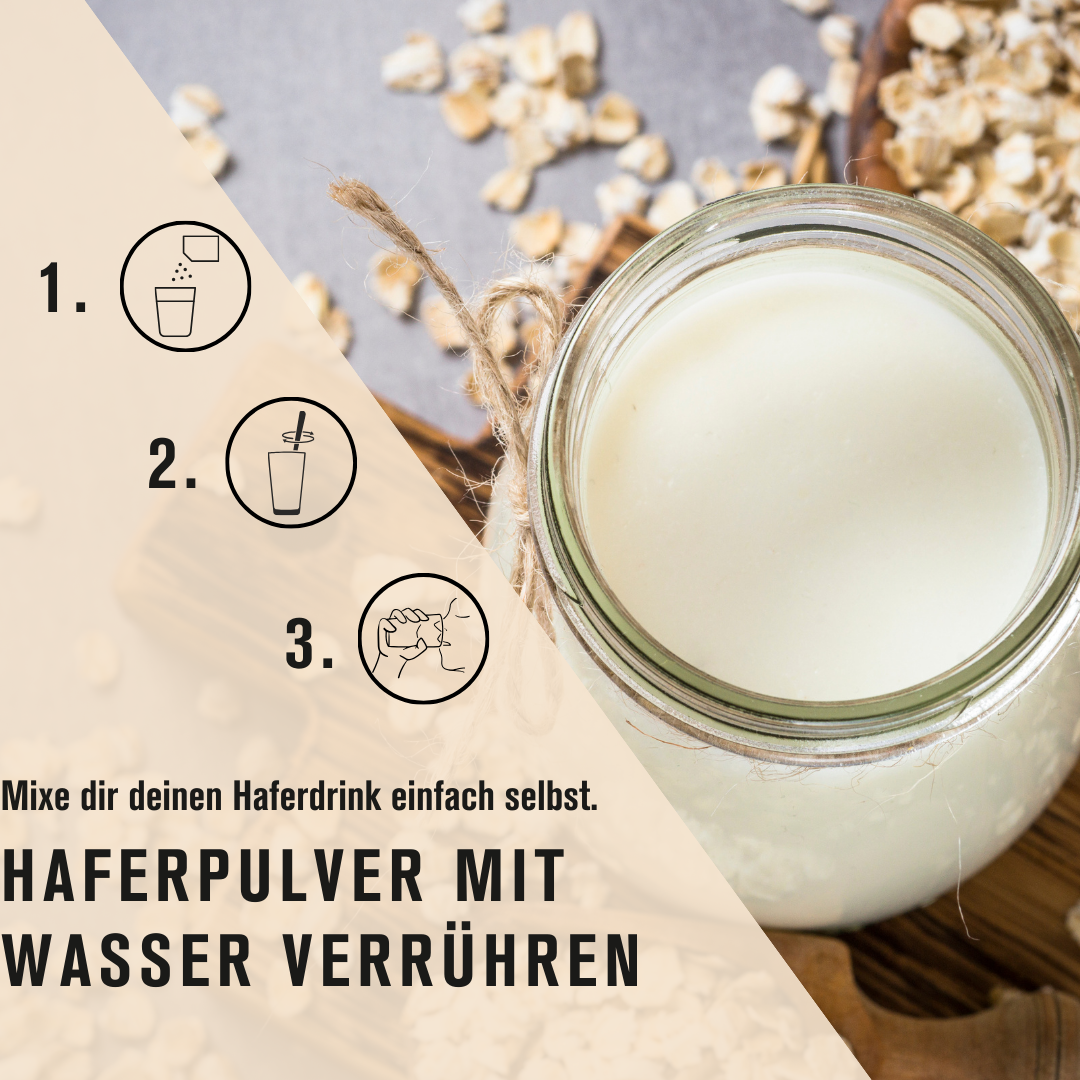 NUTRIFY Haferdrink Pulver 1kg für 8 Liter