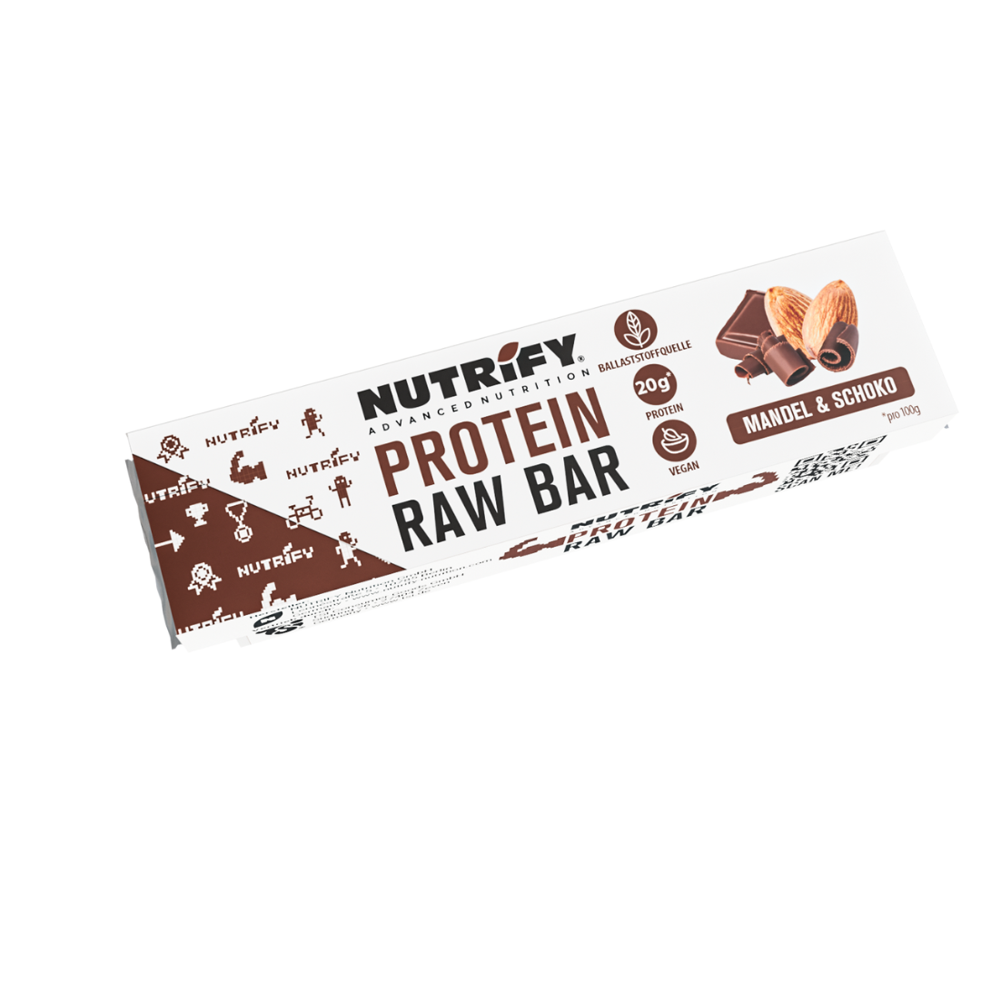 NUTRIFY Protein Raw Bars Schoko Mandel Proteinriegel