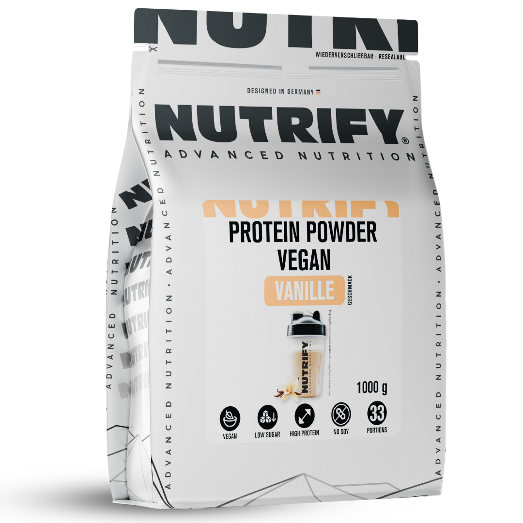 NUTRIFY Vegan Proteinpulver Vanille 1 kg
