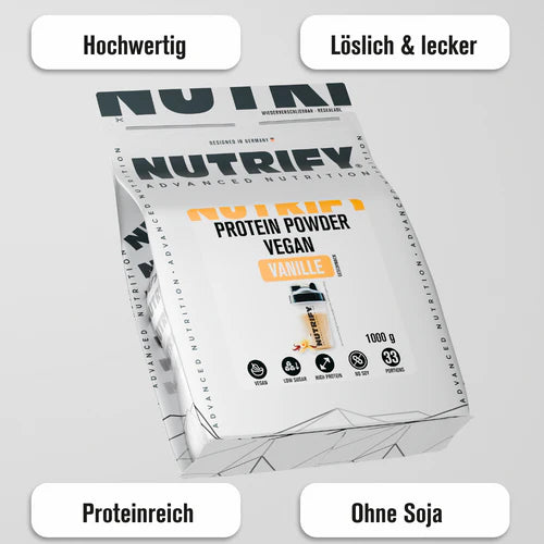 Vegan Proteinpulver Vanille 10 x 1kg