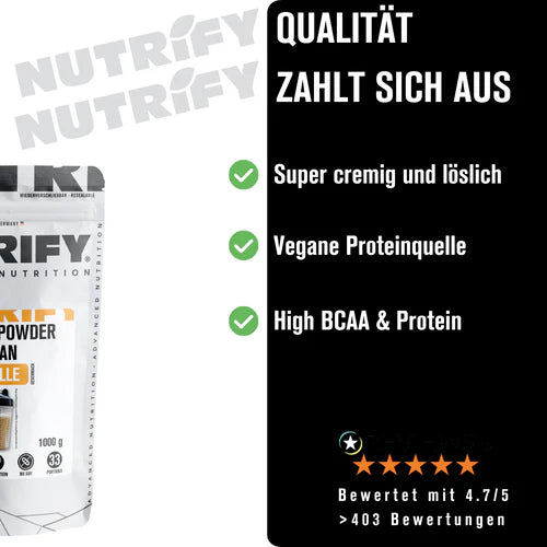 Vegan Proteinpulver Vanille 10 x 1kg