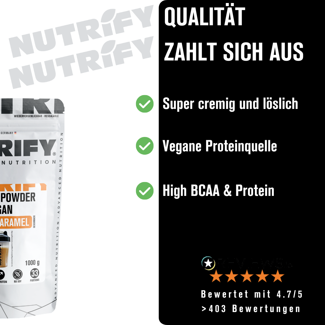 NUTRIFY Vegan Protein Salty Caramel