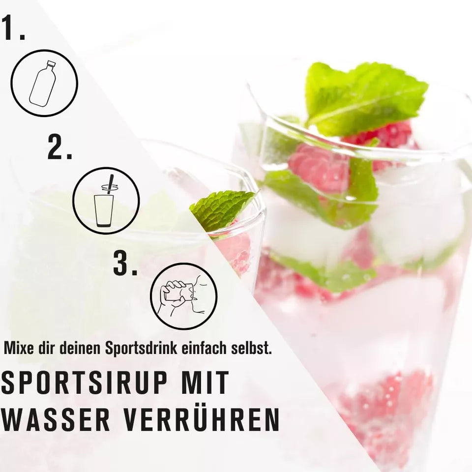 NUTRIFY Vital Drink Sirup 1:80 Himbeere 1L - 3er VPE