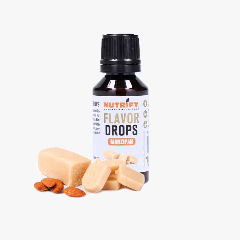 NUTRIFY Flavor Drops ohne Zucker - FlavDrops Marzipan