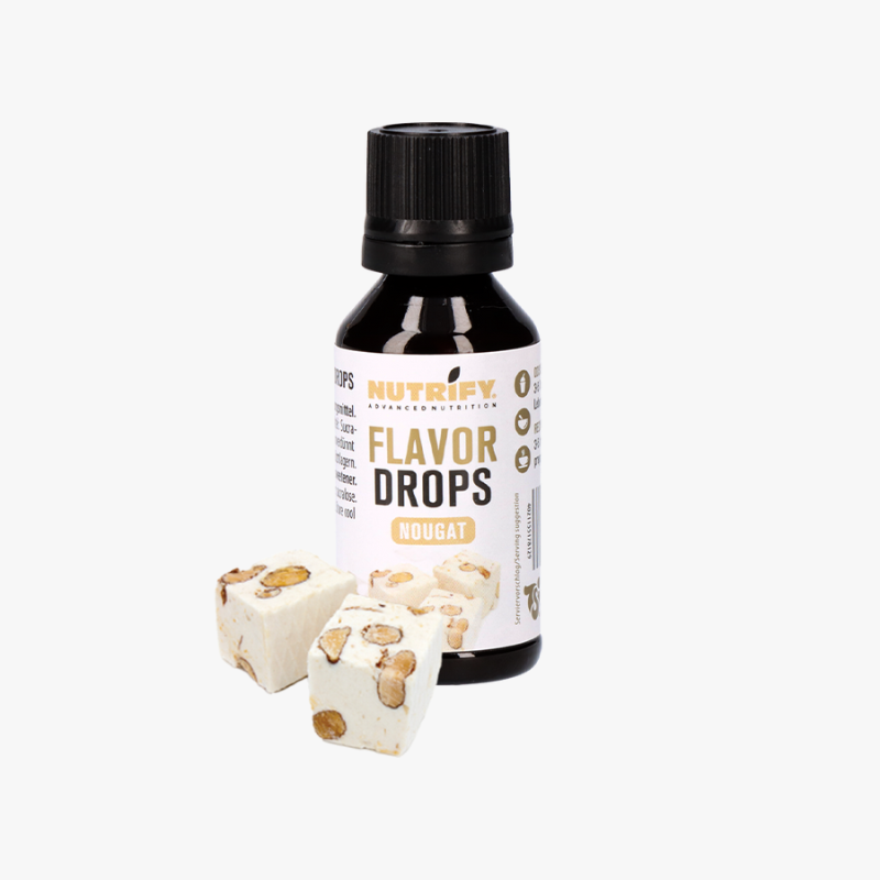 NUTRIFY Flavor Drops ohne Zucker - FlavDrops Nougat