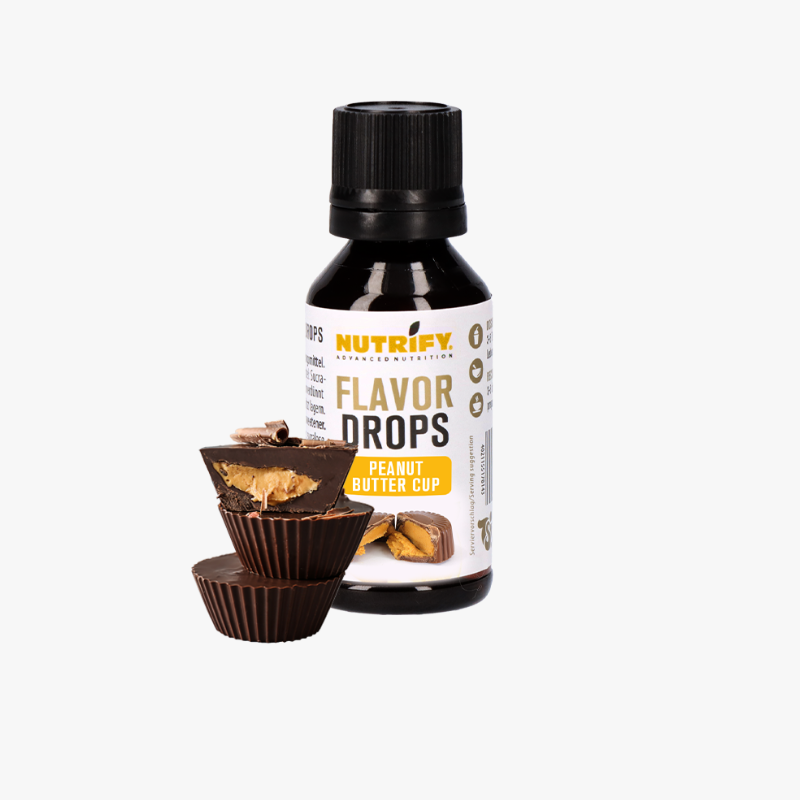 NUTRIFY Flavor Drops ohne Zucker - FlavDrops Peanut Butter