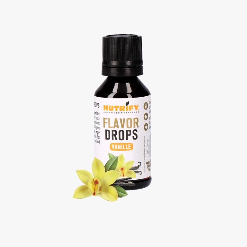 NUTRIFY Flavor Drops ohne Zucker - FlavDrops Vanille