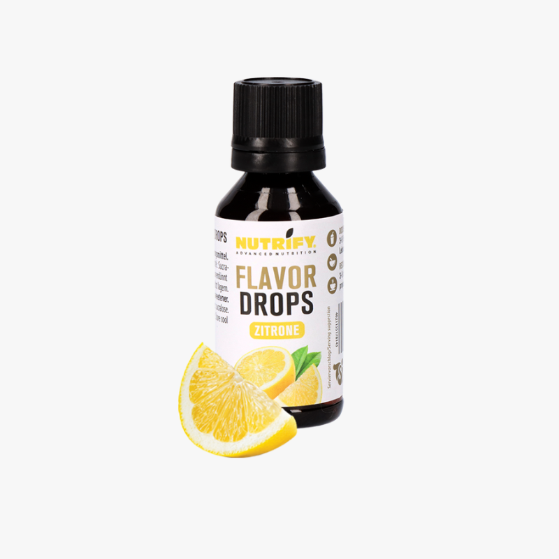 NUTRIFY Flavor Drops ohne Zucker - FlavDrops Zitrone