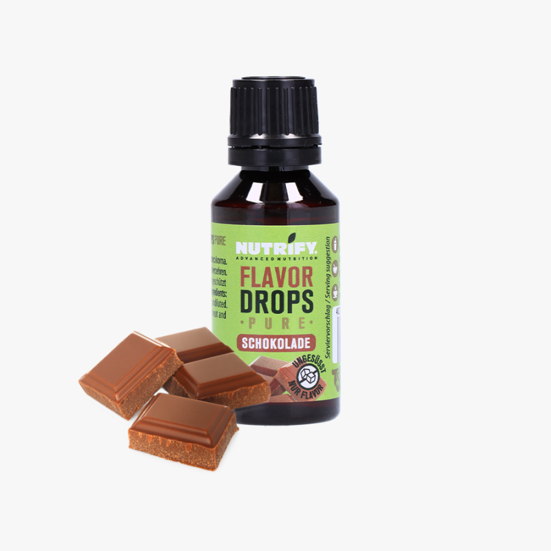 NUTRIFY Flavor Drops Pure Schokolade - ohne Sucralose