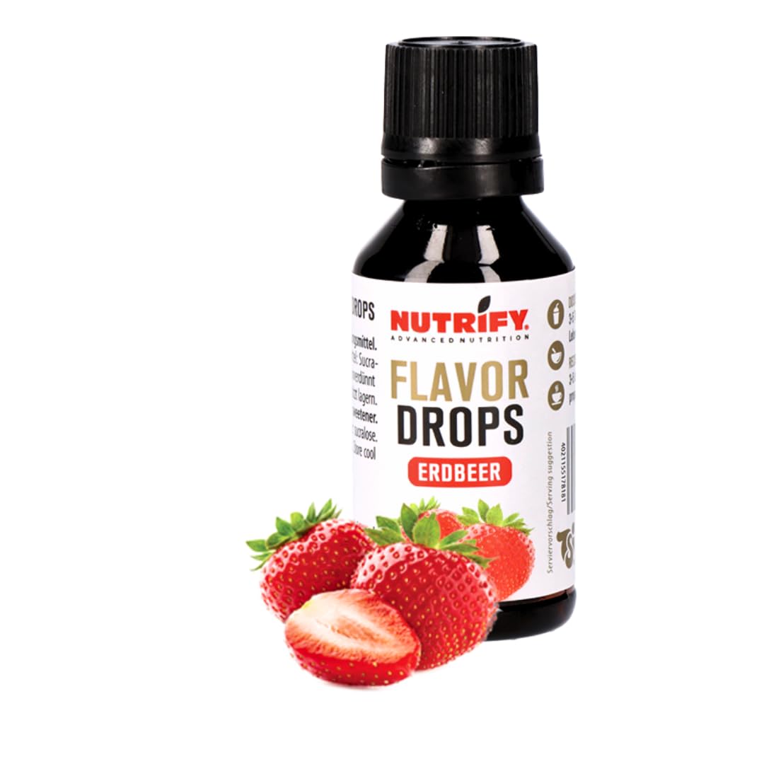 NUTRIFY Flavour Drops Erdbeere 5 x 30ml