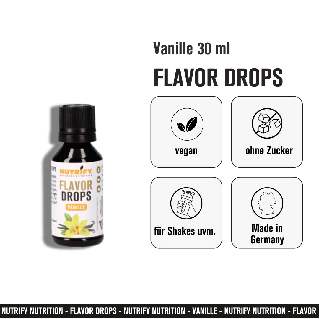 Flavor Drops Vanille 5x 30ml Set