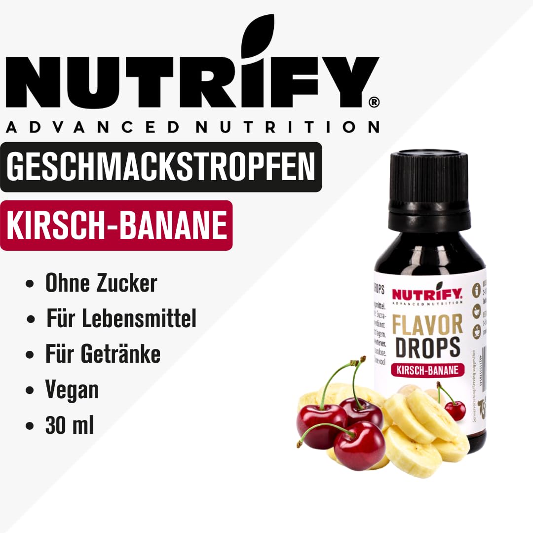 Flavour Drops Kirsch-Banane 10x 30ml Set