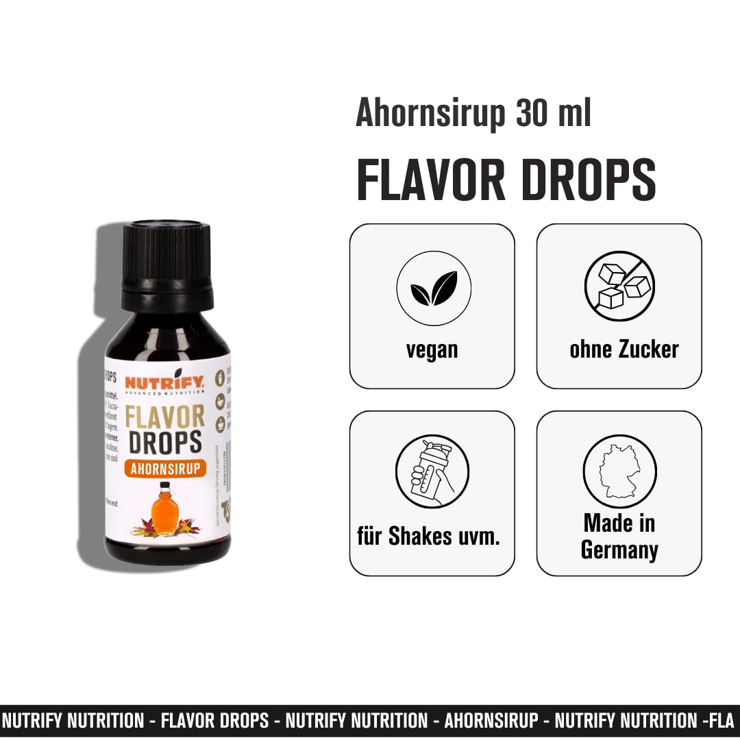 Flavour Drops Ahornsirup 10x 30ml Set