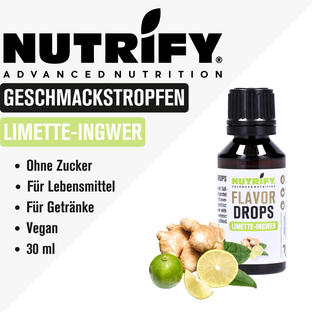 Flavor Drops Limette-Ingwer 5x 30ml Set