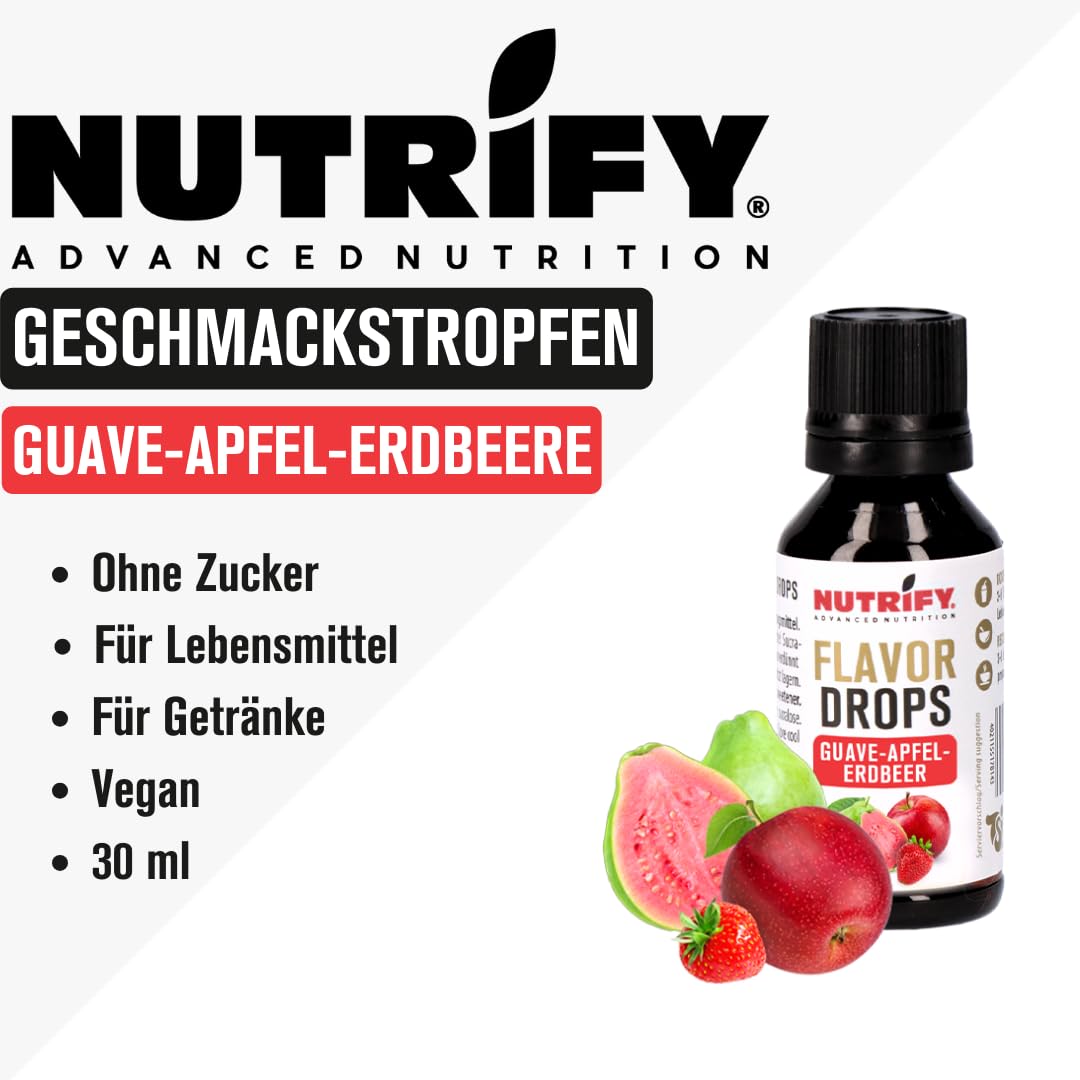 Flavour Drops Guave-Apfel-Erdbeere 5x 30ml Set