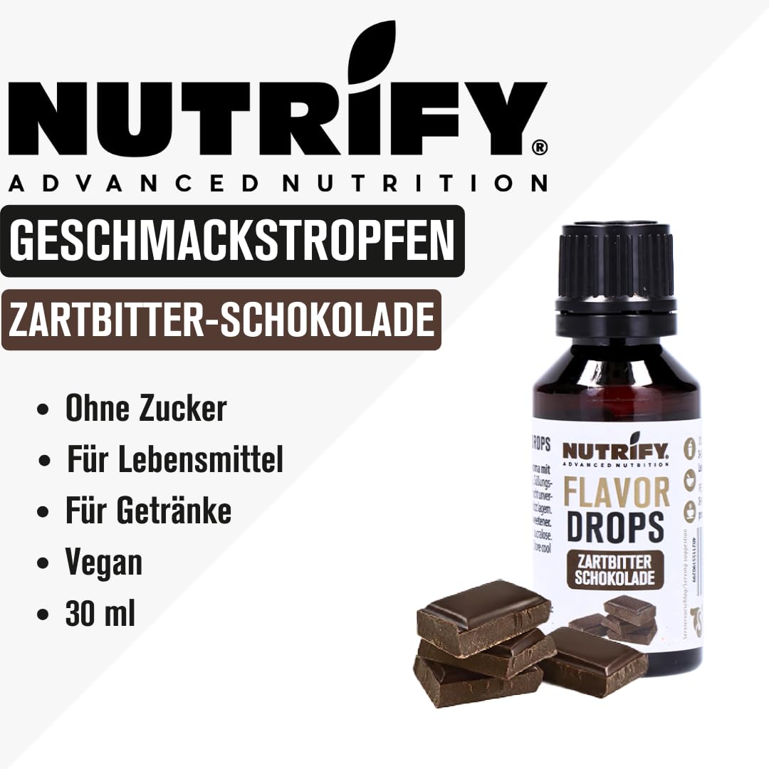 Flavor Drops Schoko-Zartbitter 5x 30ml Set