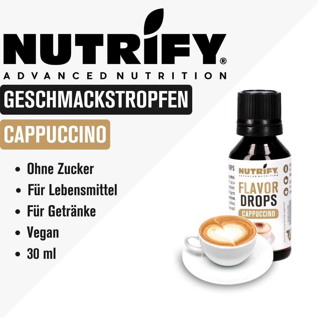 Flavor Drops Cappuccino 5x 30ml Set