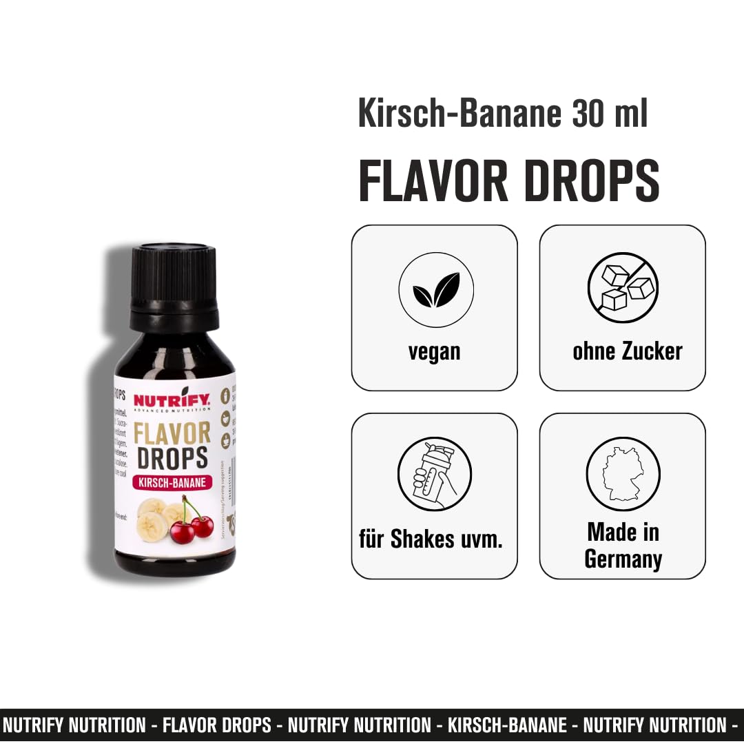 Flavour Drops Kirsch-Banane 10x 30ml Set