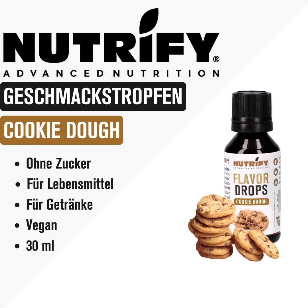 NUTRIFY Flavour Drops Cookie Dough 5x 30ml Set