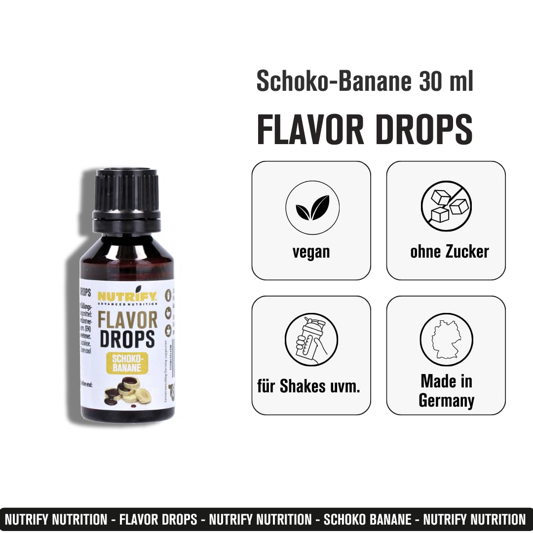 Flavor Drops Schoko-Banane 10x 30ml Set