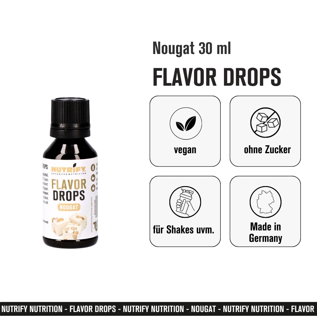 Flavour Drops Nougat 10x 30ml Set